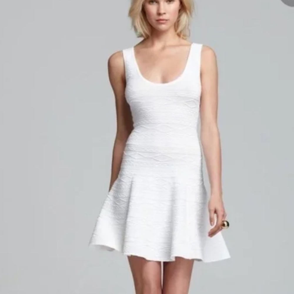 Torn By Ronny Kobo Dress Size S Homecoming Sleeveless A-line Textured Ivory New